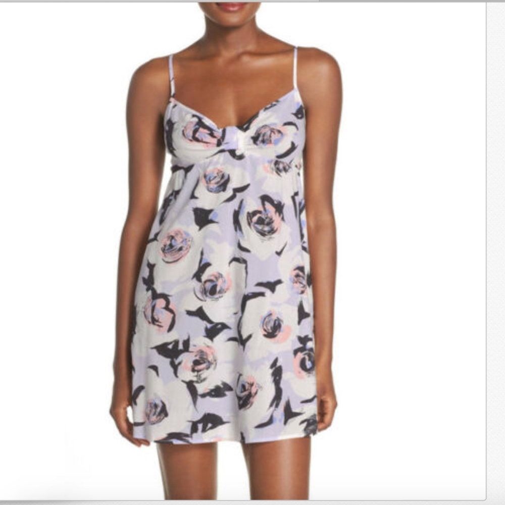 NWT Kate Spade NY Stripe Cotton Lawn Sleep Chemise